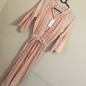 ALCANA Pink Dress. 100% cotton . NEW with tags . Size 8